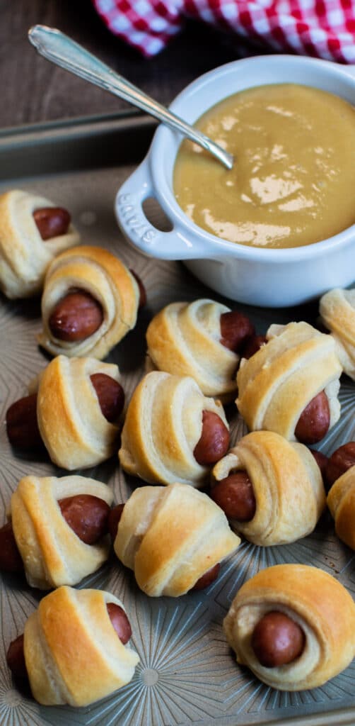 Pigs in a Blanket (mini crescent dogs)